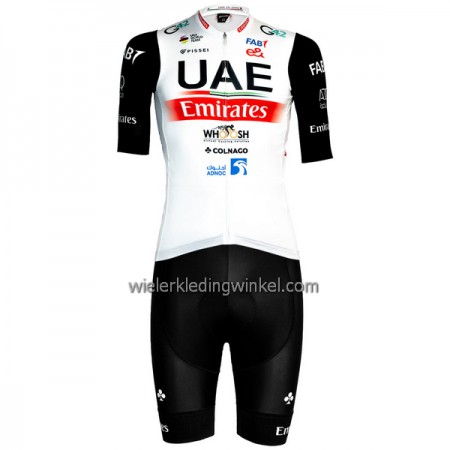 Set Fietsshirt + Korte Koersbroek 2023 UAE TEAM EMIRATES